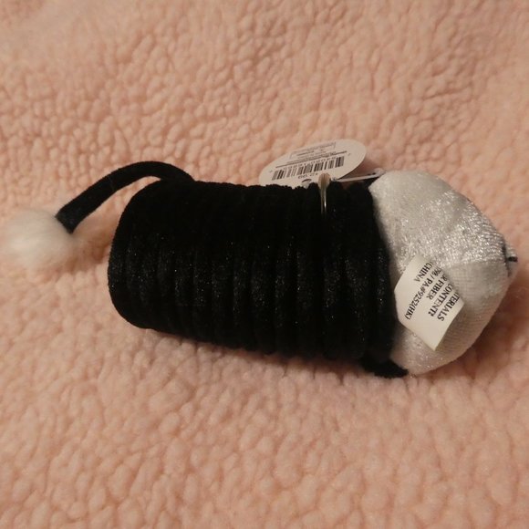 SUPER SOFT SPRING Key Chain | Panda with fluffy tail | BNWT - Picture 4 of 11